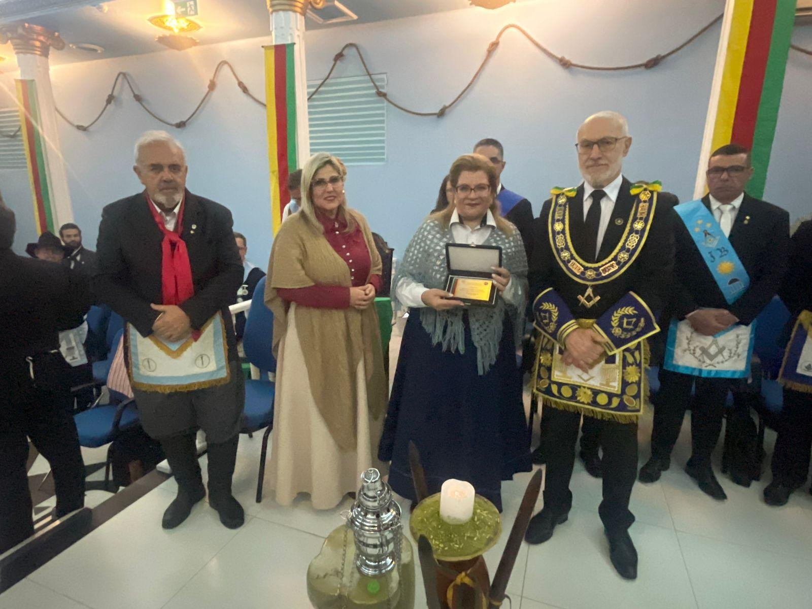 DTG Corretores da Tradição é homenageado na Maçonaria